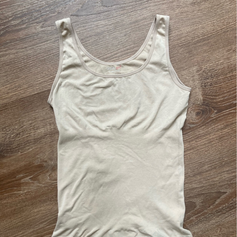 Women's SKINNYGIRL Smoothers and Shapers Shapewear Cami Nude Large